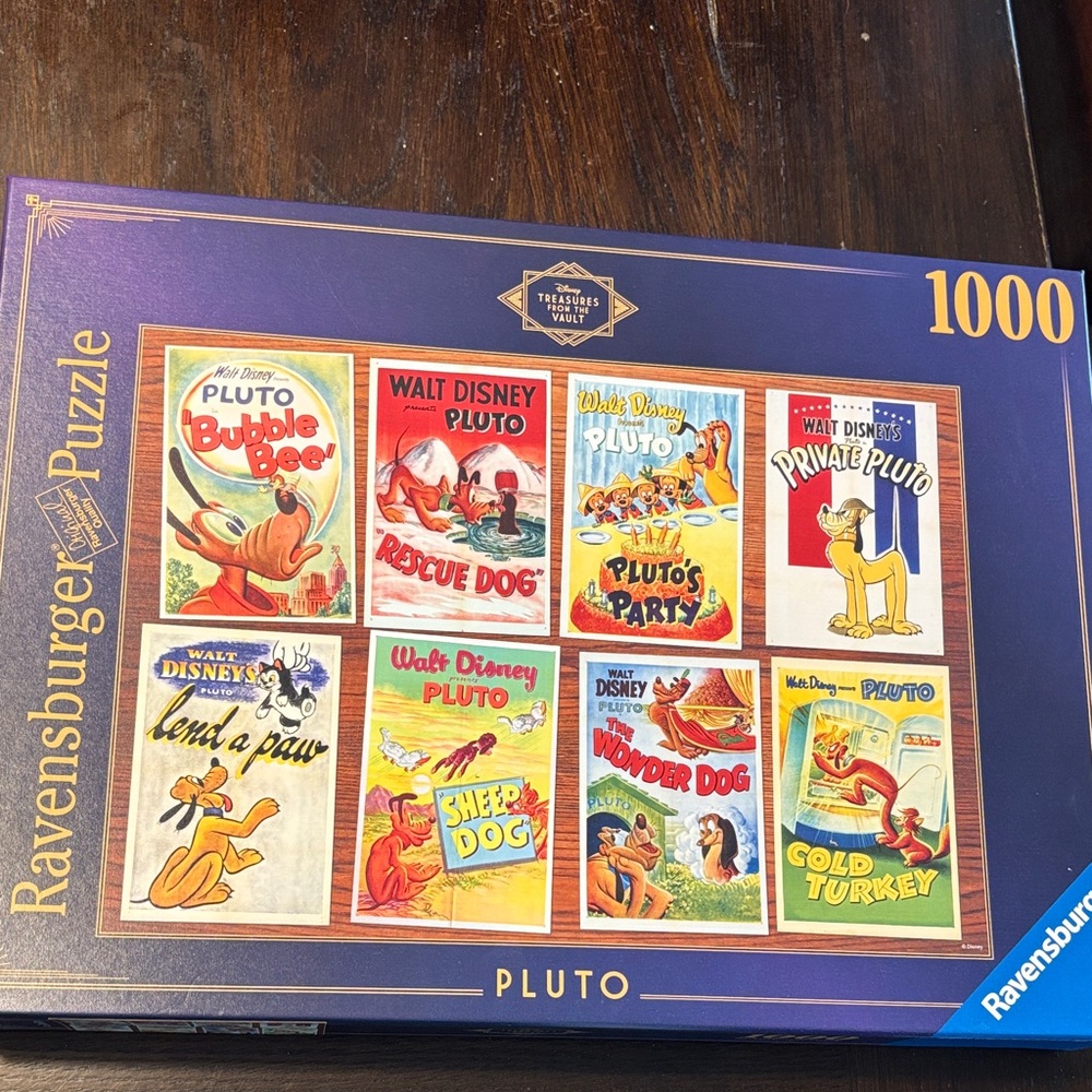 Ravensburger Pluto Vintage Posters Puzzle - 1000 Pieces